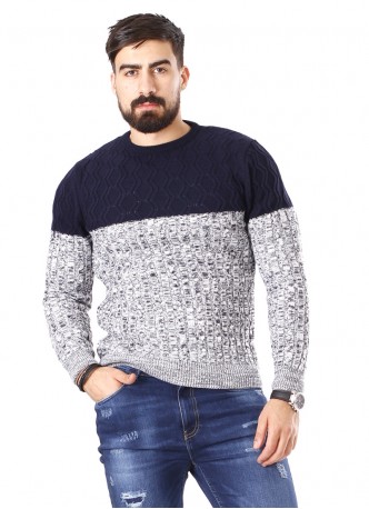 Pull chine col rond